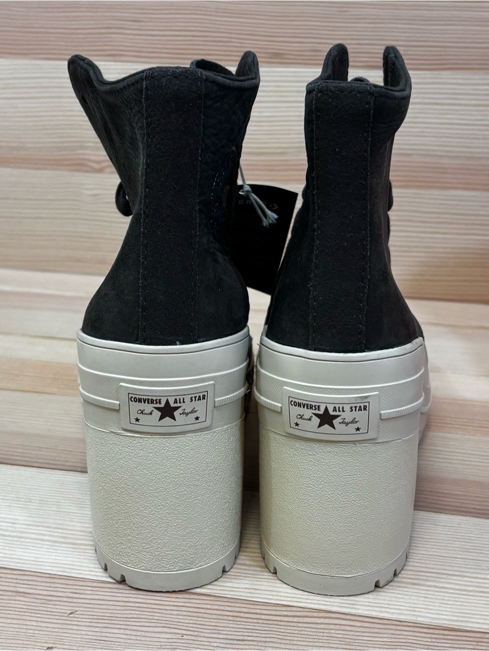 CONVERSE Chuck 70 De Luxe Heel A11542C Boots Coffee Brown Woman's Sz 6 - Picture 5 of 7